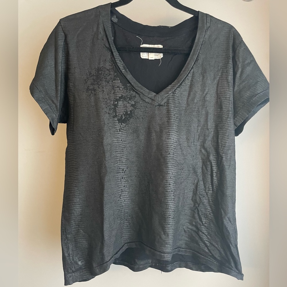 Current/Elliott VNeck Cotton TShirt